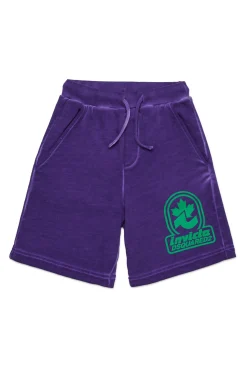 Shorts | Shorts>DSQUARED2 Fleece shorts Invicta x heliotrope