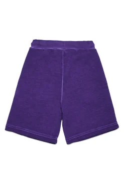 Shorts | Shorts>DSQUARED2 Fleece shorts Invicta x heliotrope