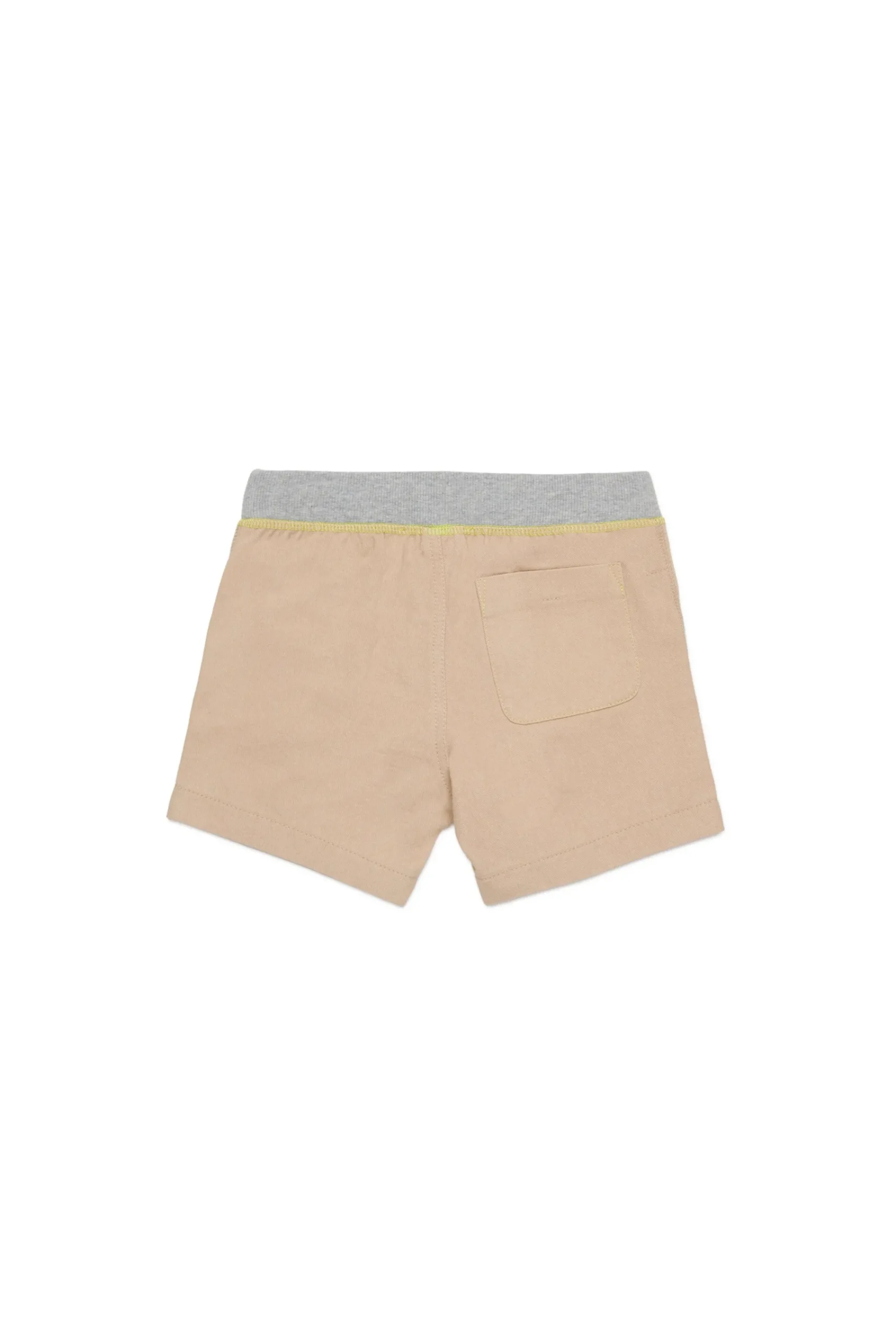 Activewear | Activewear>DIESEL Fleece shorts with colorblock inserts grey melange