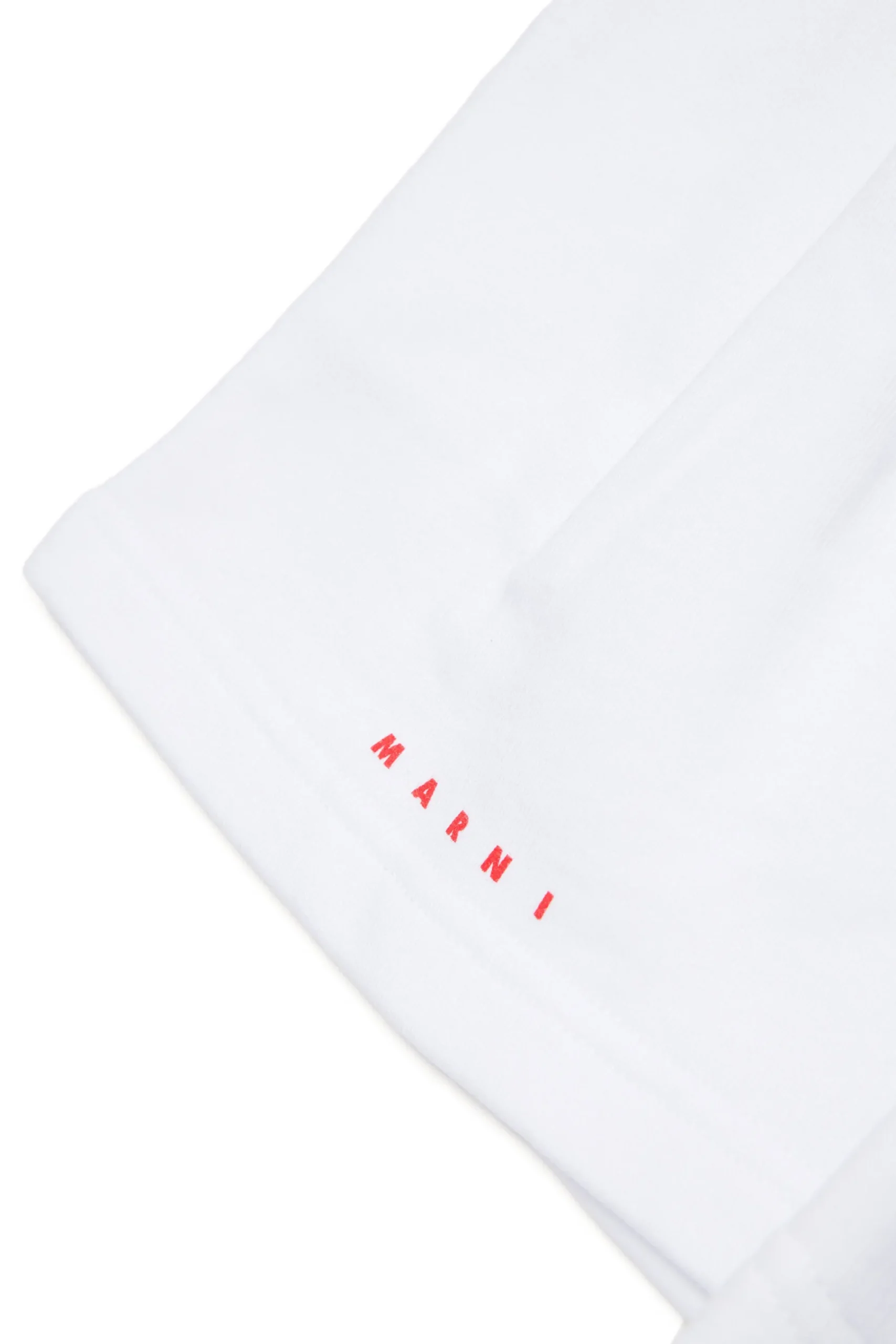 Shorts>MARNI Fleece shorts with flowers white