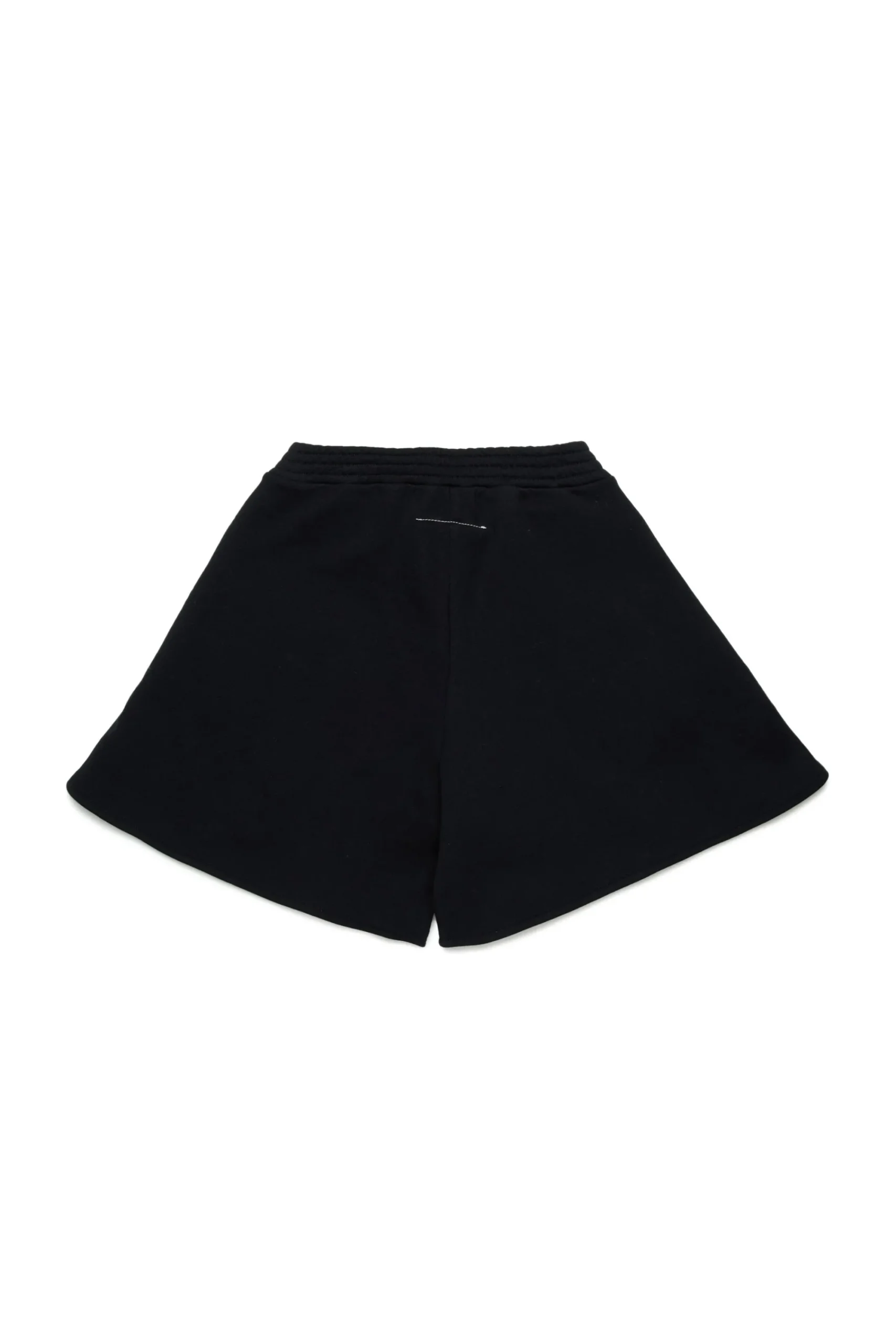Shorts | Activewear>MM6 MAISON MARGIELA Fleece shorts with Happy Star graphics black