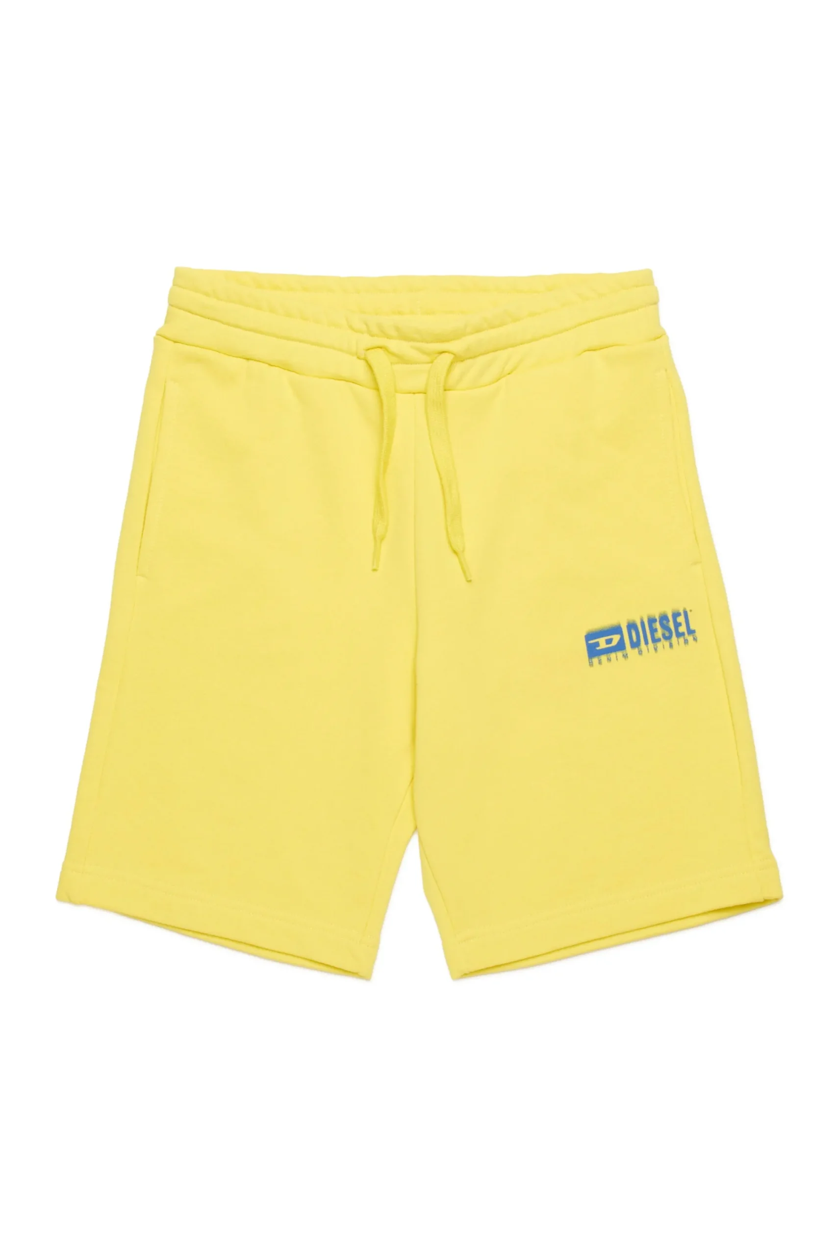 Activewear | Activewear>DIESEL Fleece shorts with logo canary yellow