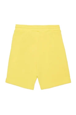Activewear | Activewear>DIESEL Fleece shorts with logo canary yellow