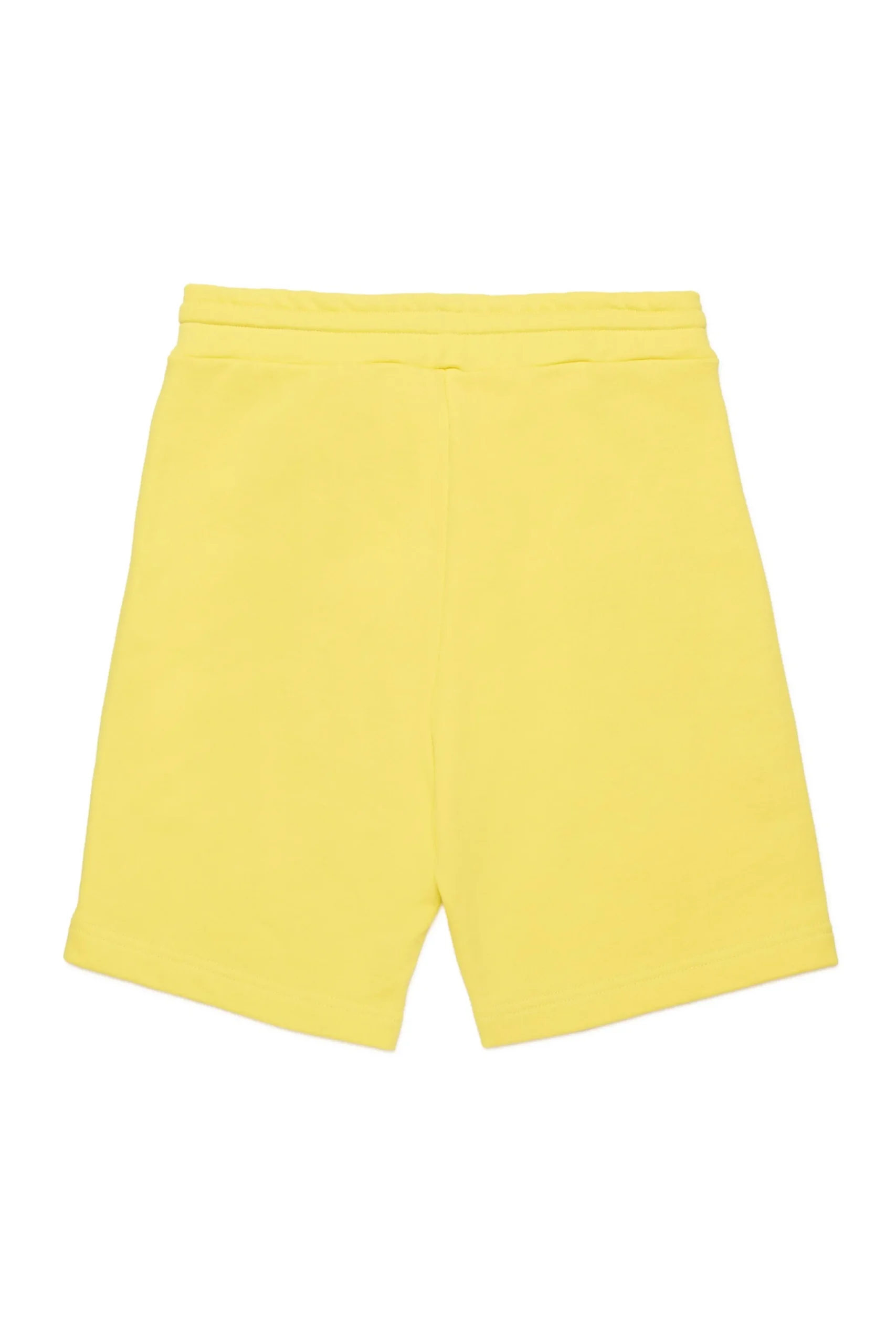 Activewear | Activewear>DIESEL Fleece shorts with logo canary yellow