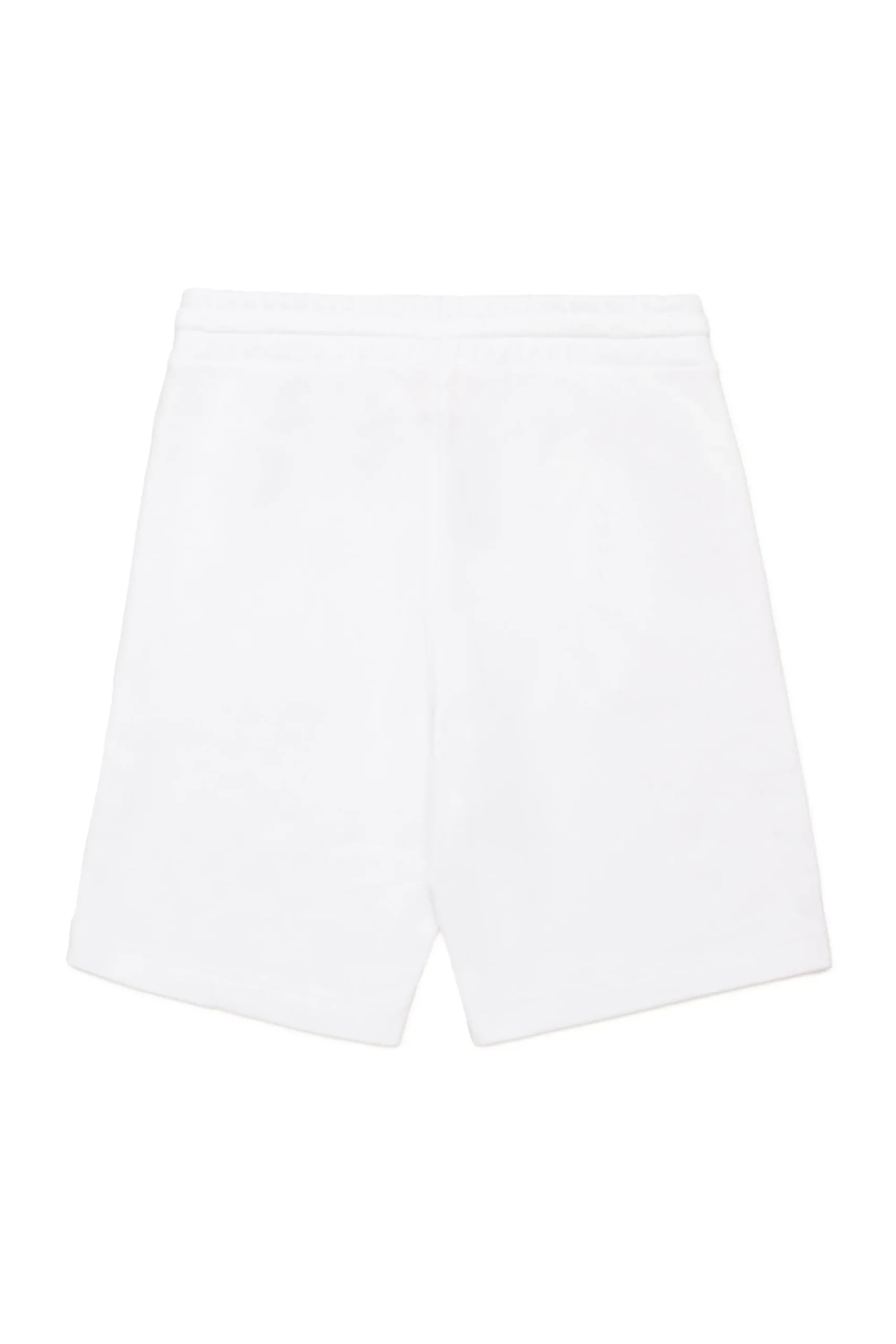 Activewear | Activewear>DIESEL Fleece shorts with logo white