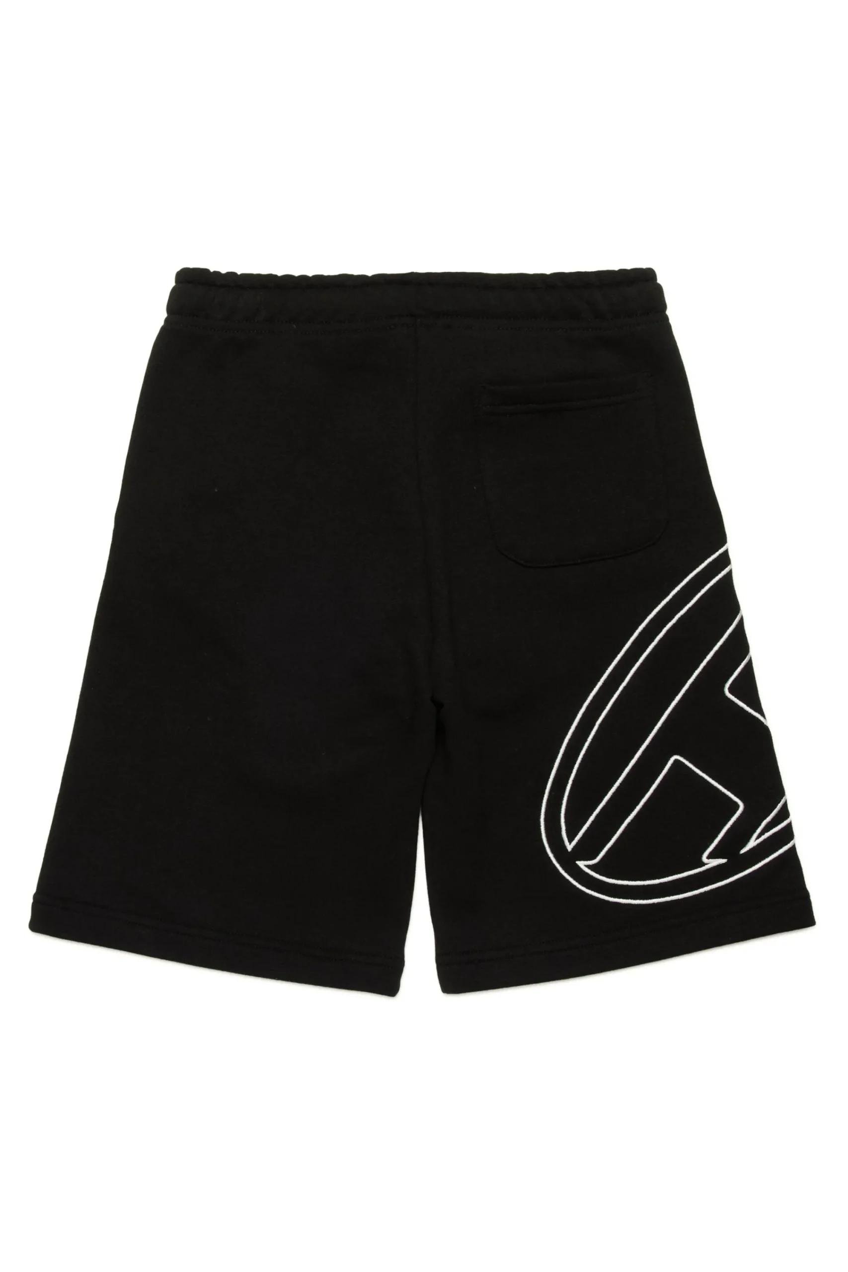 Oval D By Diesel | Oval D By Diesel>DIESEL Fleece shorts with maxi Oval D logo black