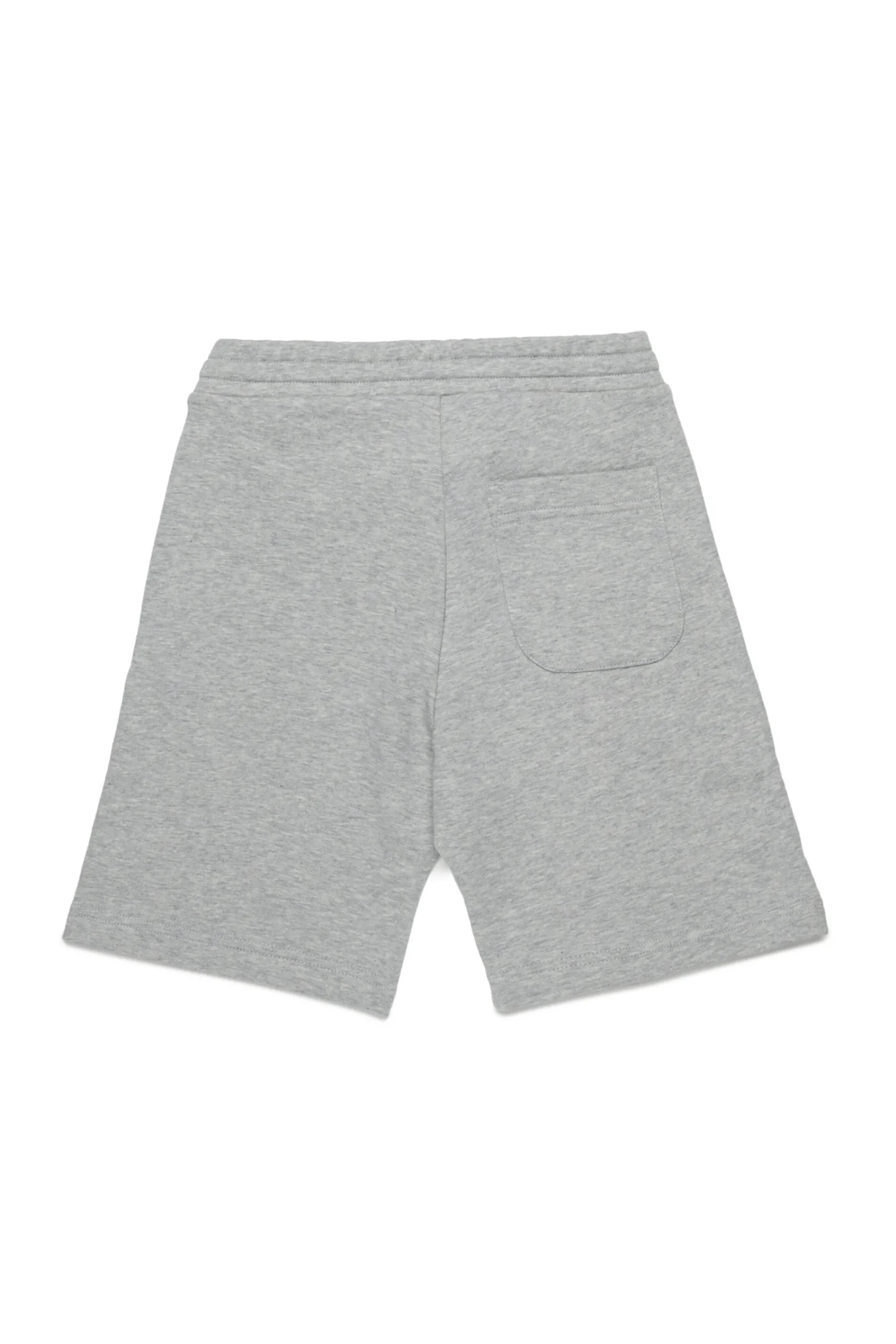 Activewear | Activewear>DIESEL Fleece shorts with Oval D logo grey melange