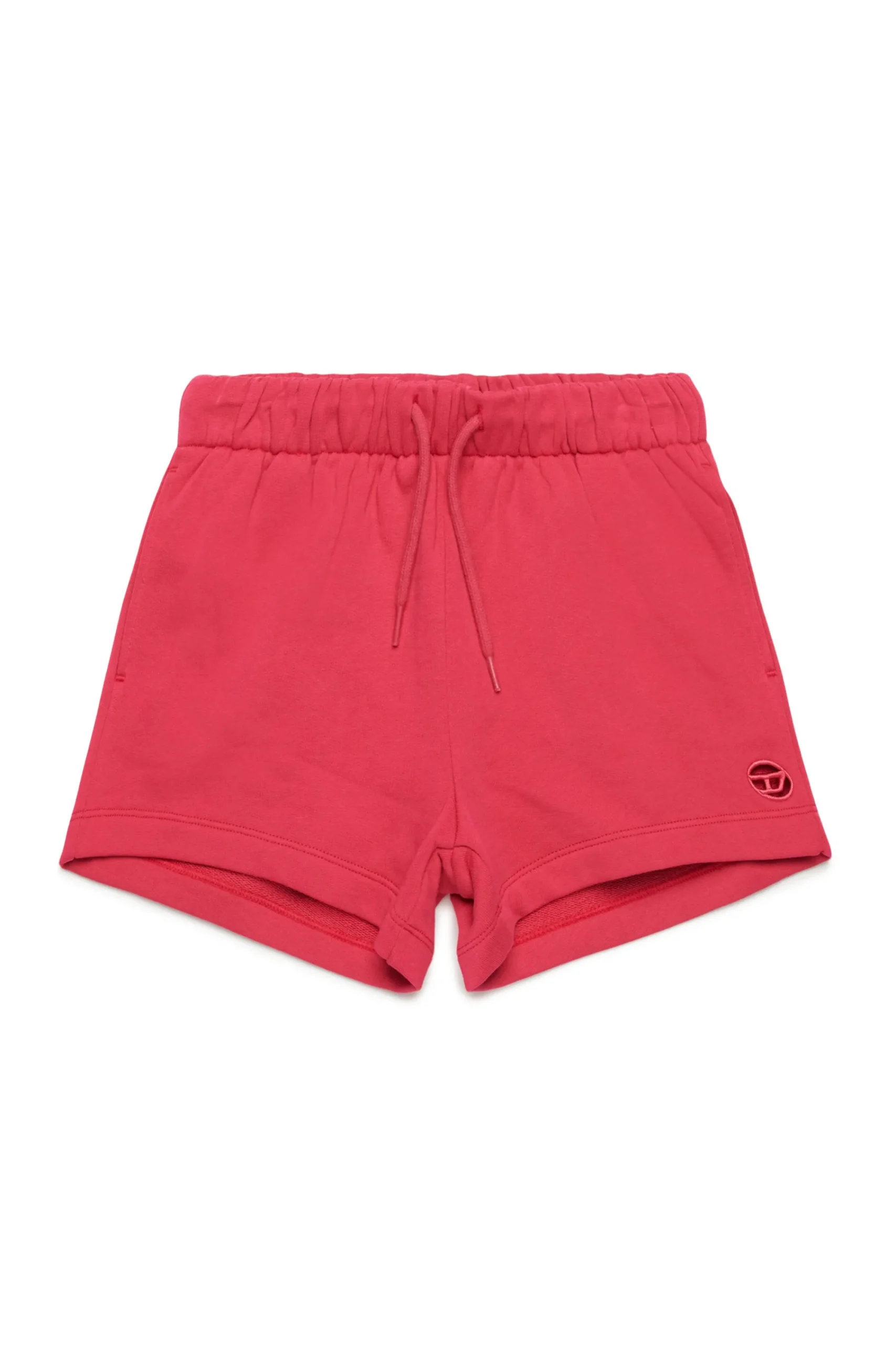 Shorts | Activewear>DIESEL Fleece shorts with Oval D logo strawberry pink