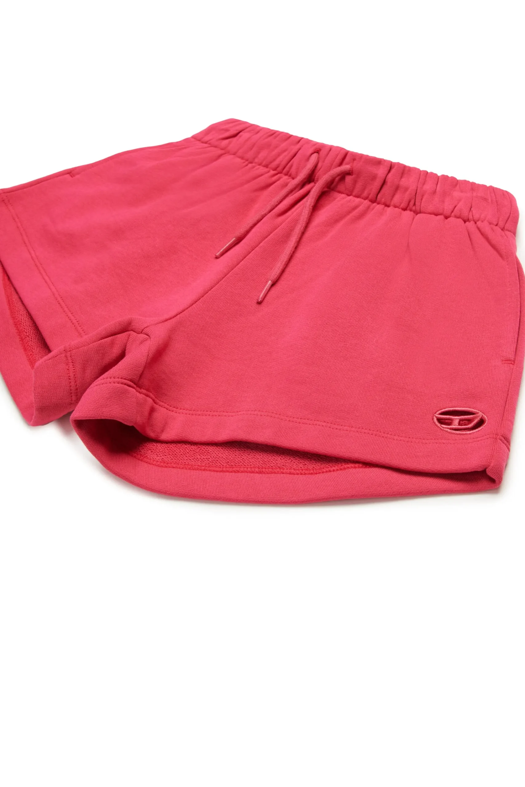Shorts | Activewear>DIESEL Fleece shorts with Oval D logo strawberry pink