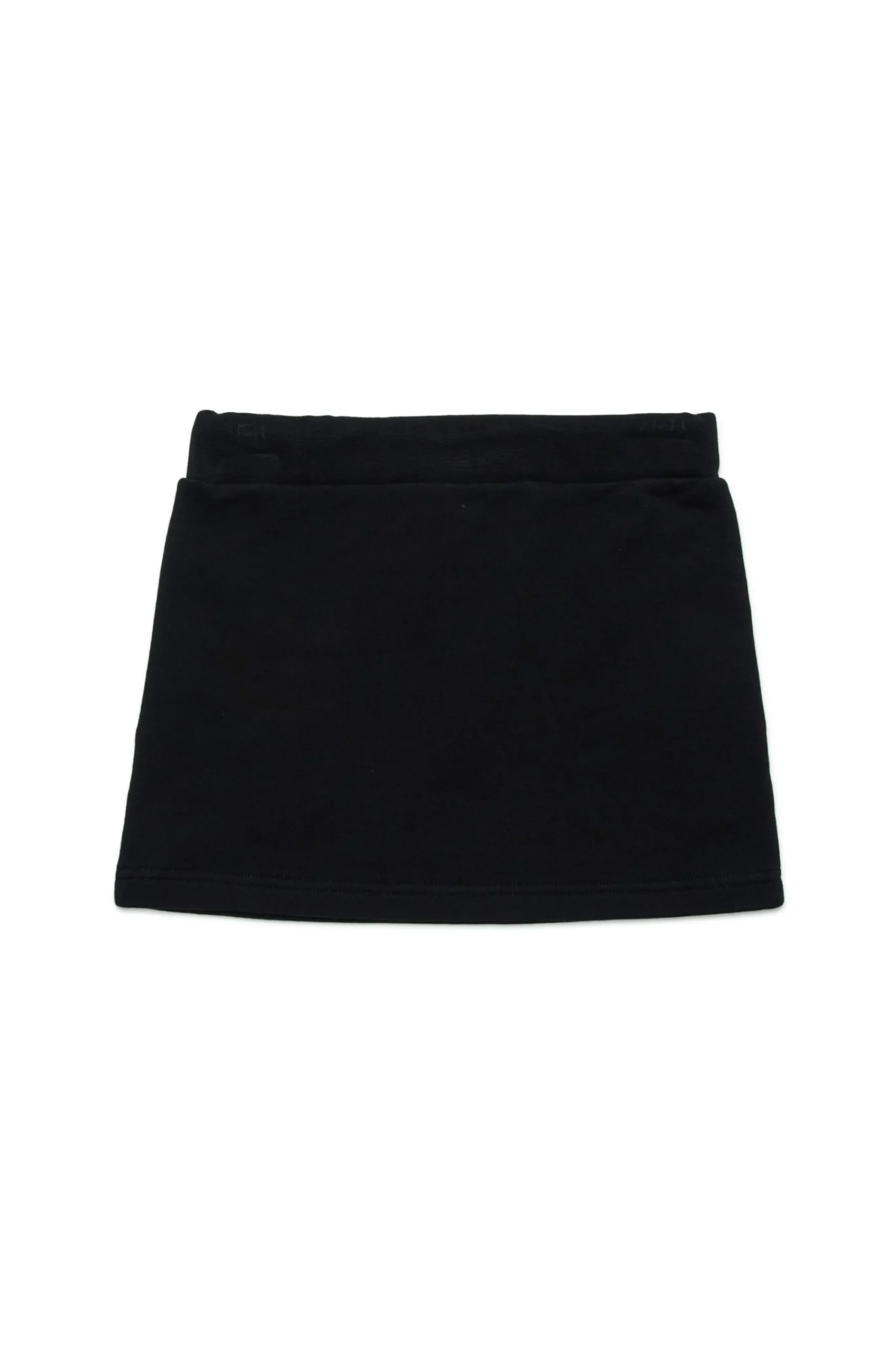 Skirts>DSQUARED2 Fleece skirt with Birds print black