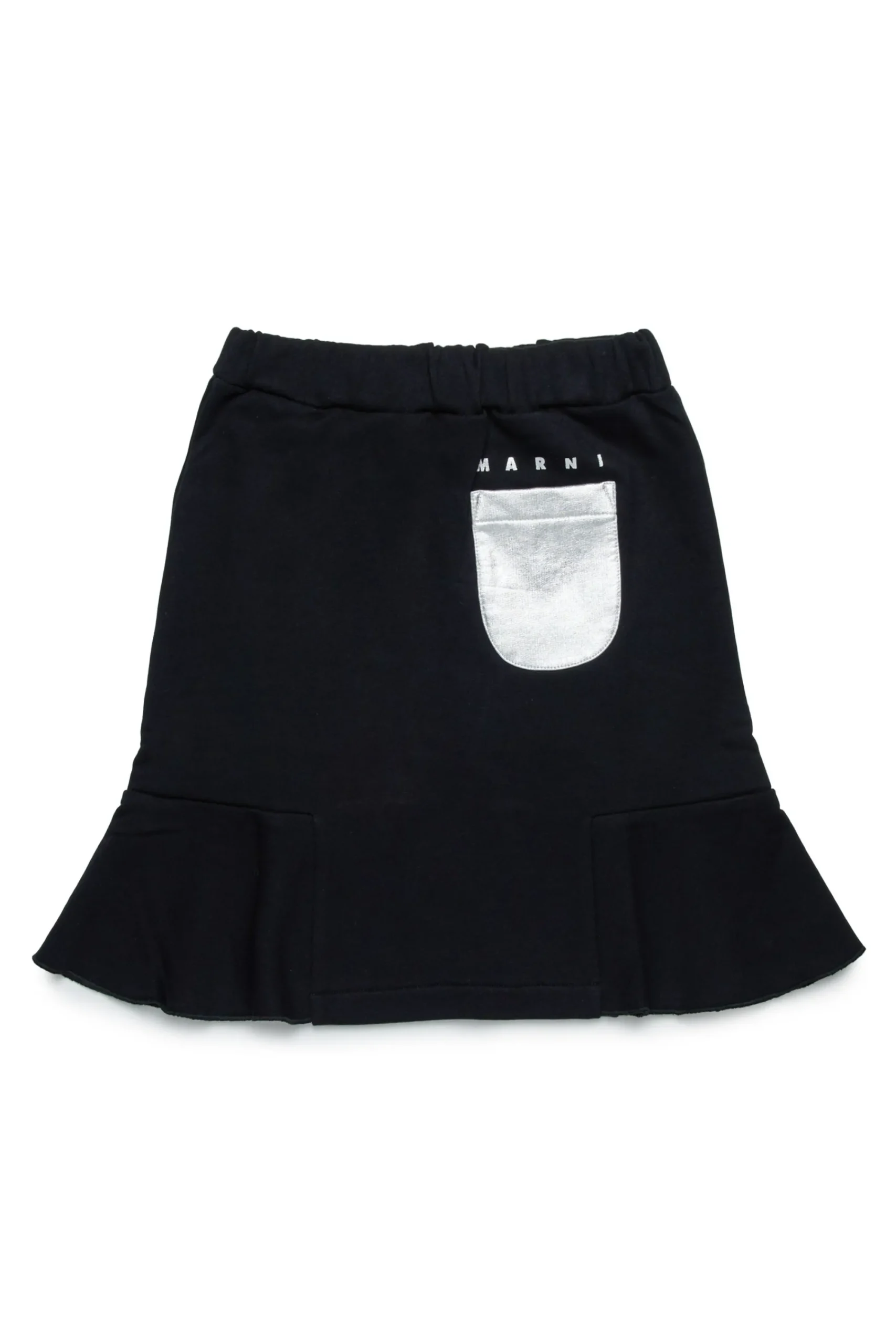 Skirts>MARNI Fleece skirt with mylar pocket black
