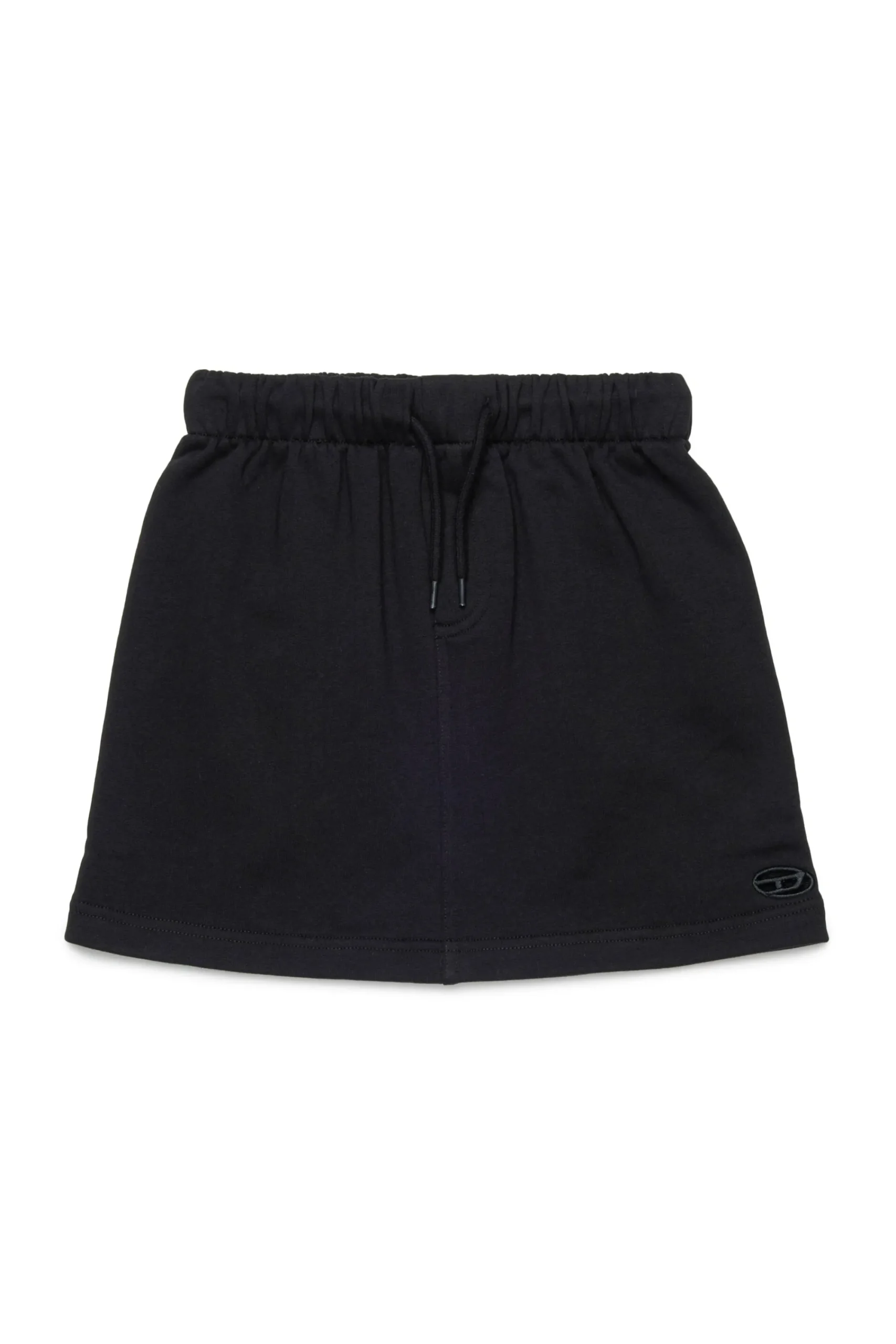 Skirts>DIESEL Fleece skirt with Oval D logo black