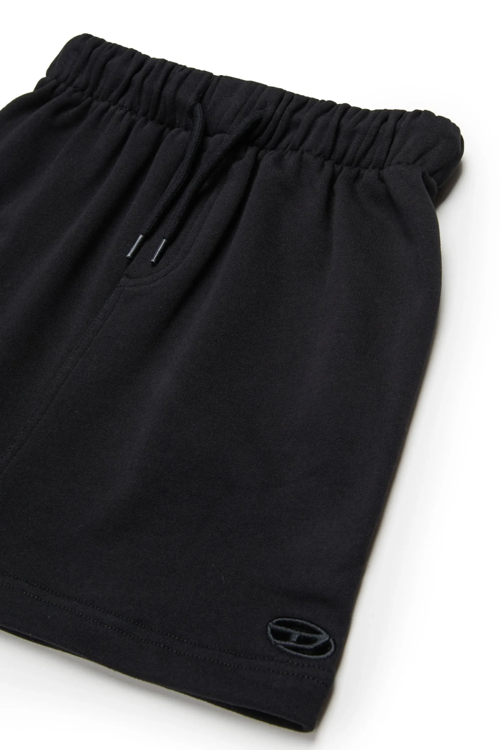 Skirts>DIESEL Fleece skirt with Oval D logo black