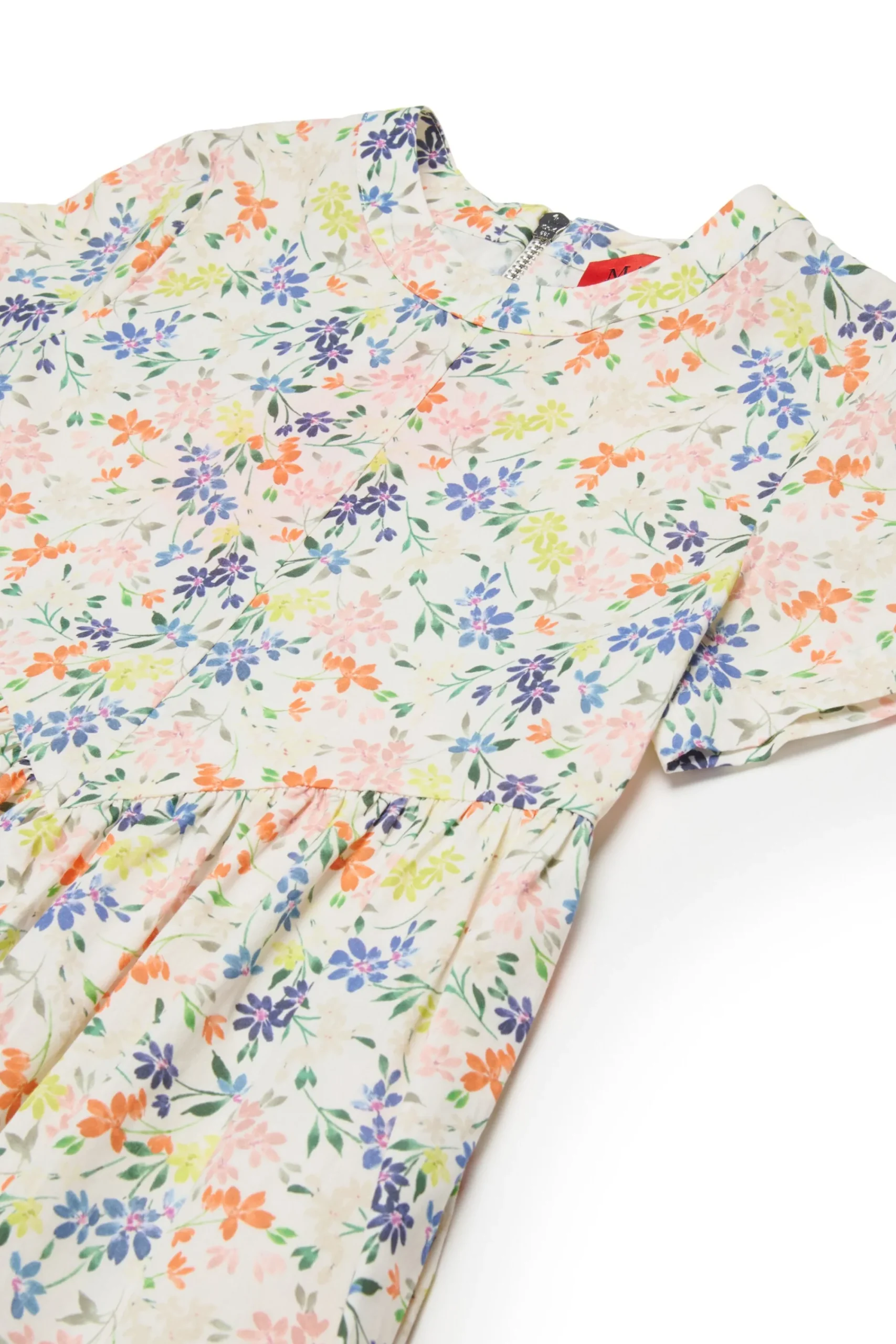 Dresses>MAX&Co. Floral allover poplin dress antique white