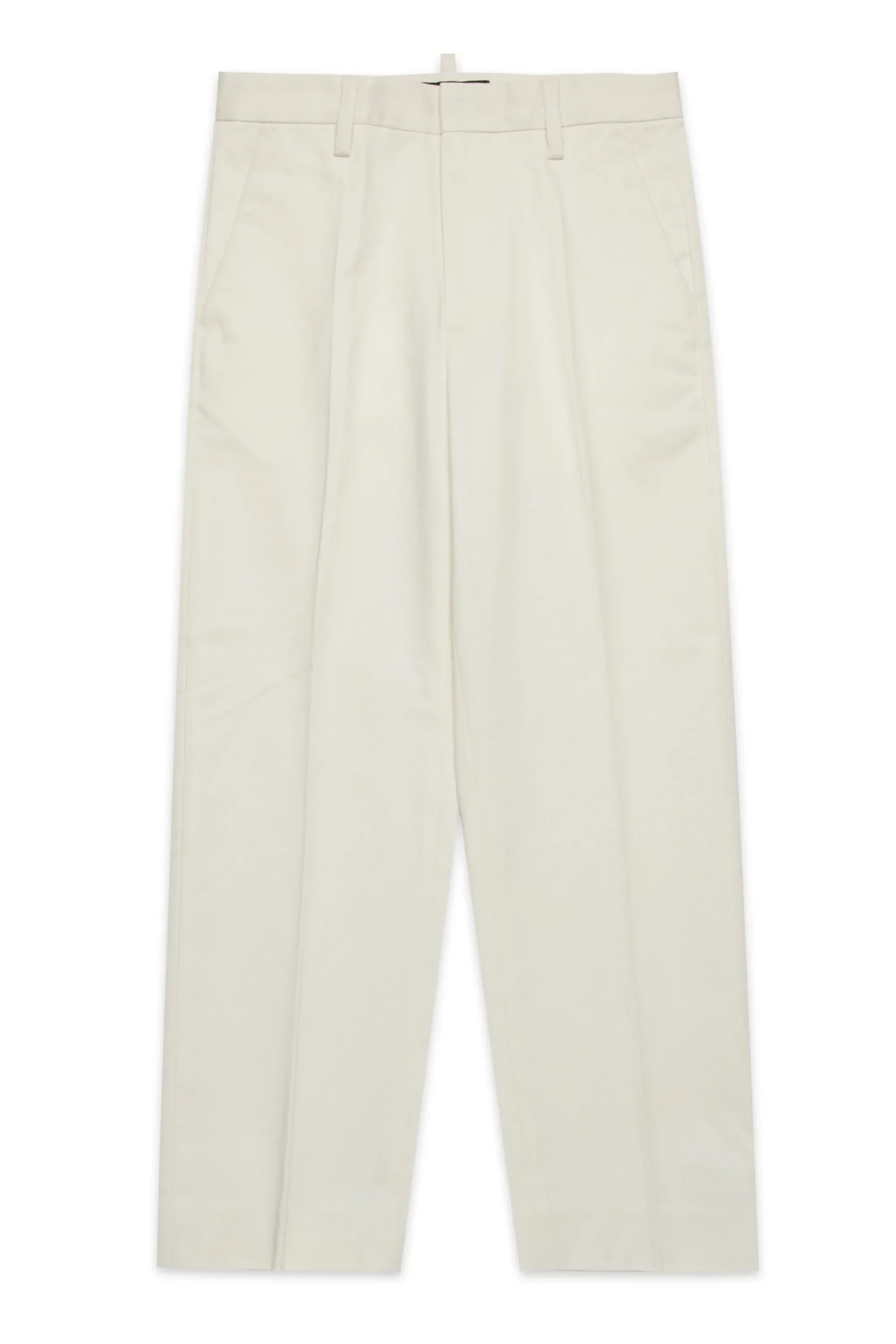Pants | Party Looks>DSQUARED2 Formal twill pants off white