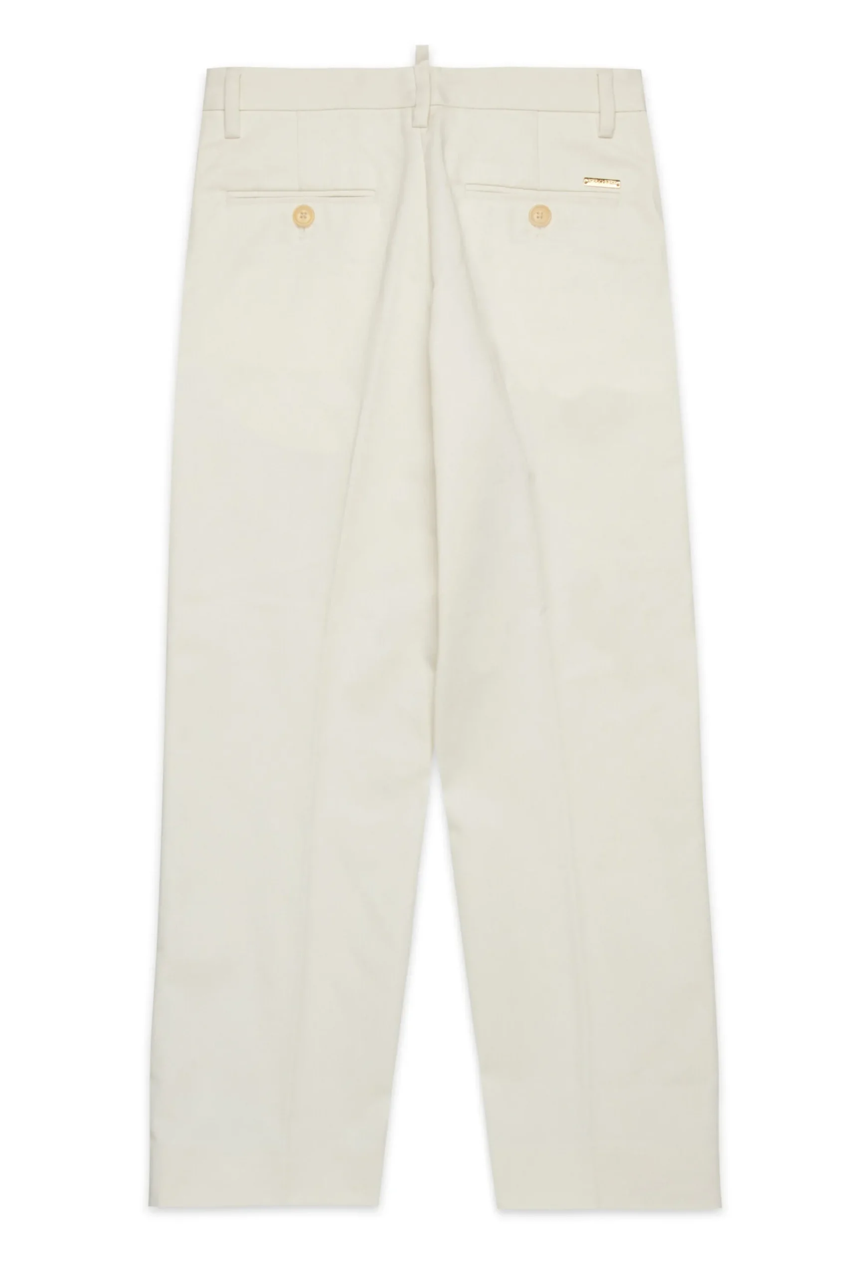 Pants | Party Looks>DSQUARED2 Formal twill pants off white