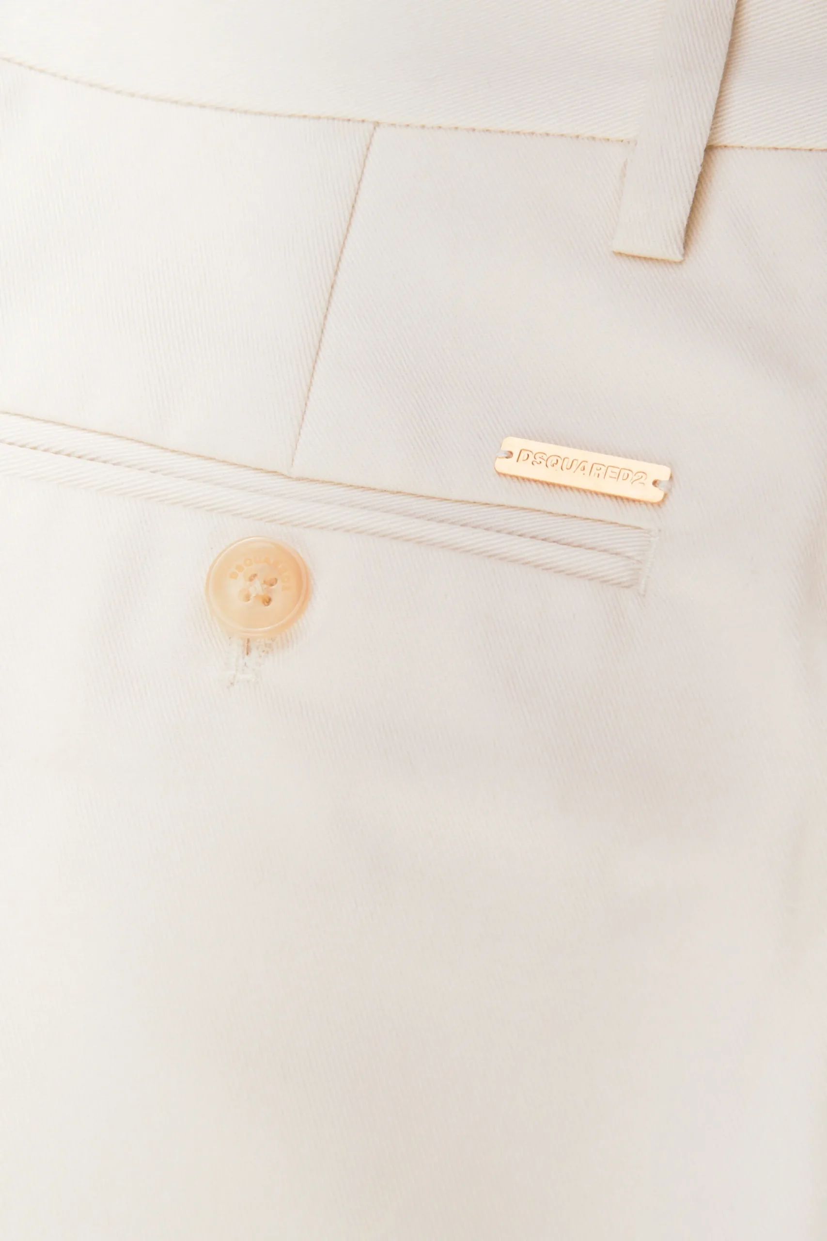 Pants | Party Looks>DSQUARED2 Formal twill pants off white