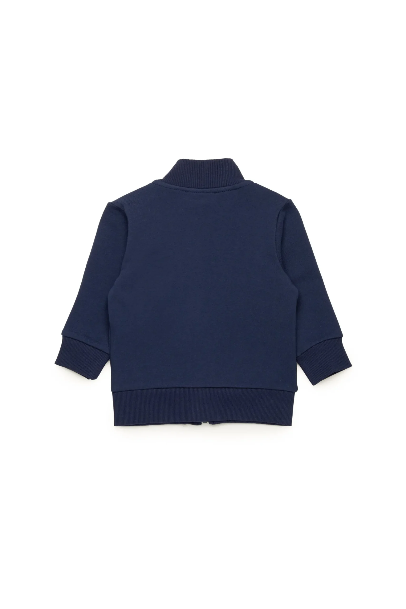 Sweatshirts>DIESEL Full-zip sweatshirt with degradé logo blue peacoat