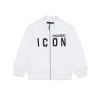 Sweatshirts | Activewear>DSQUARED2 Full-zip sweatshirt with ICON logo white