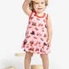 Swimwear | Swimwear>DIESEL Funny Campaign allover cover-up dress pink