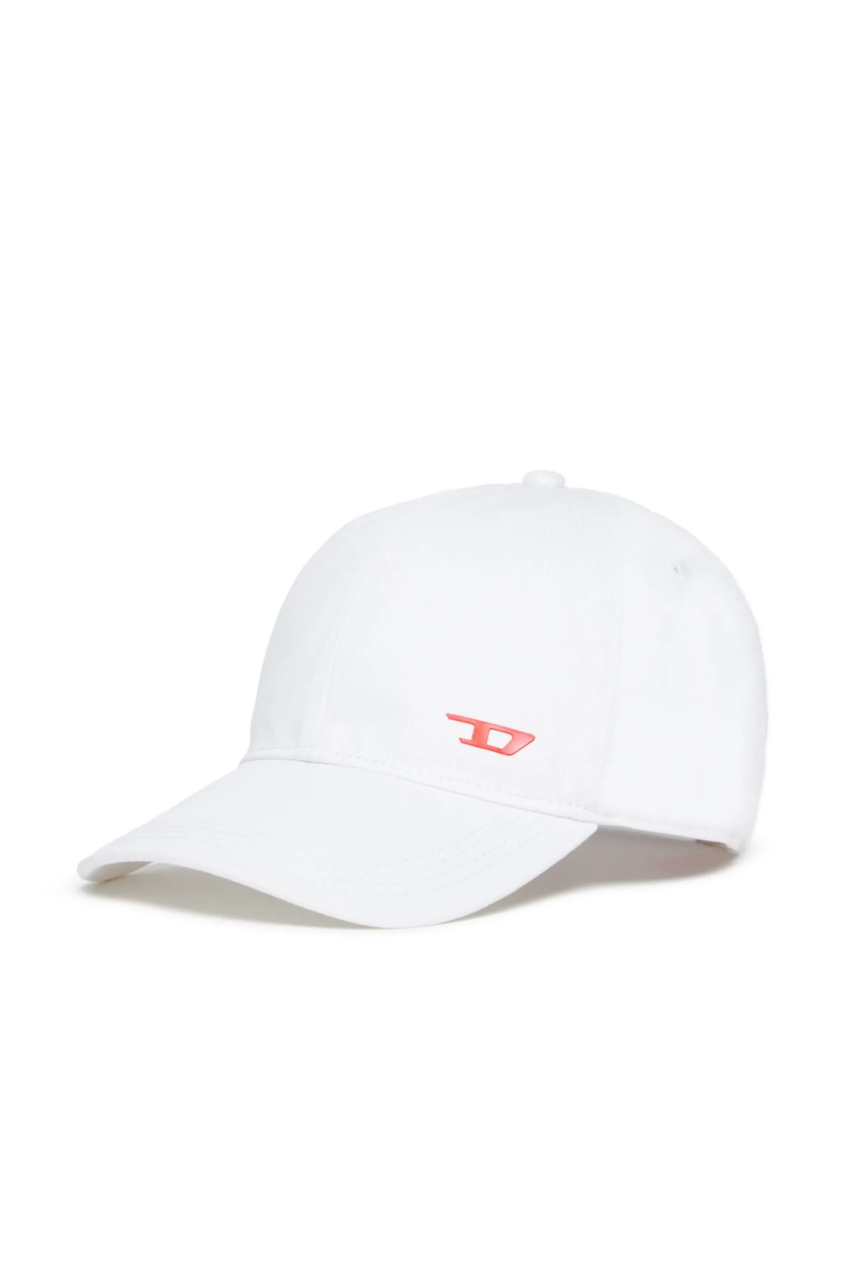 Swimwear | Swimwear>DIESEL Gabardine baseball cap with D graphics white