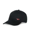 Swimwear | Swimwear>DIESEL Gabardine baseball cap with D graphics black