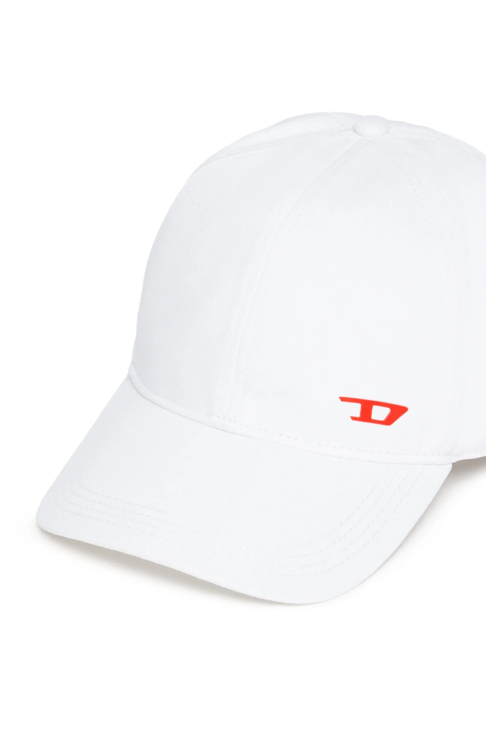 Swimwear | Swimwear>DIESEL Gabardine baseball cap with D graphics white
