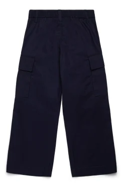 Pants | Pants>MARNI Gabardine cargo pants blue navy