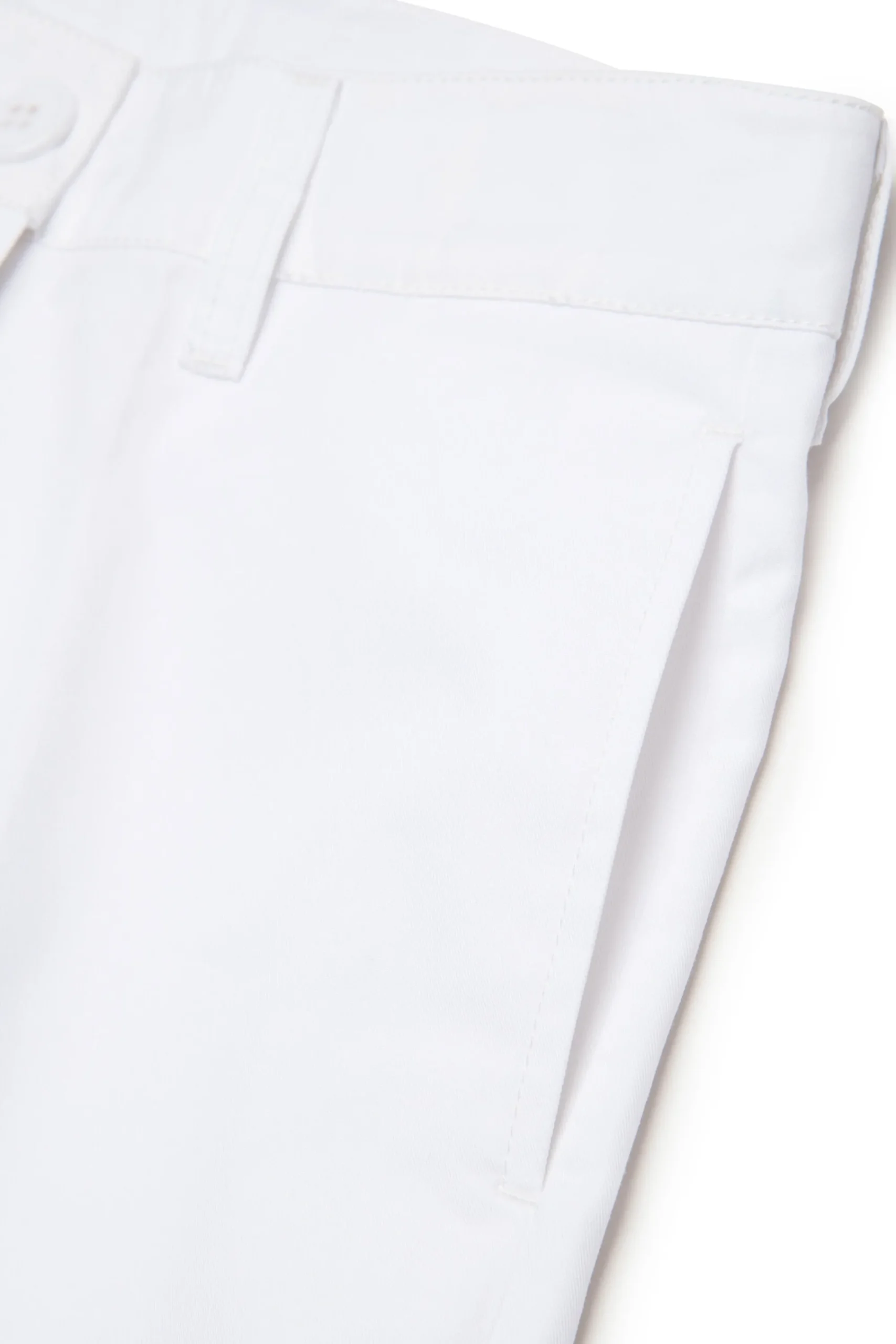 Pants | Party Looks>MARNI Gabardine chino pants with pleats white