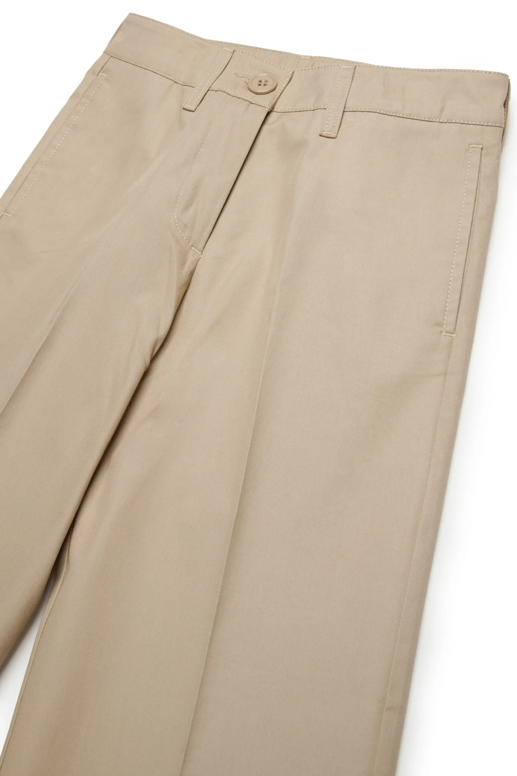 Pants | Party Looks>MARNI Gabardine chino pants with pleats sand