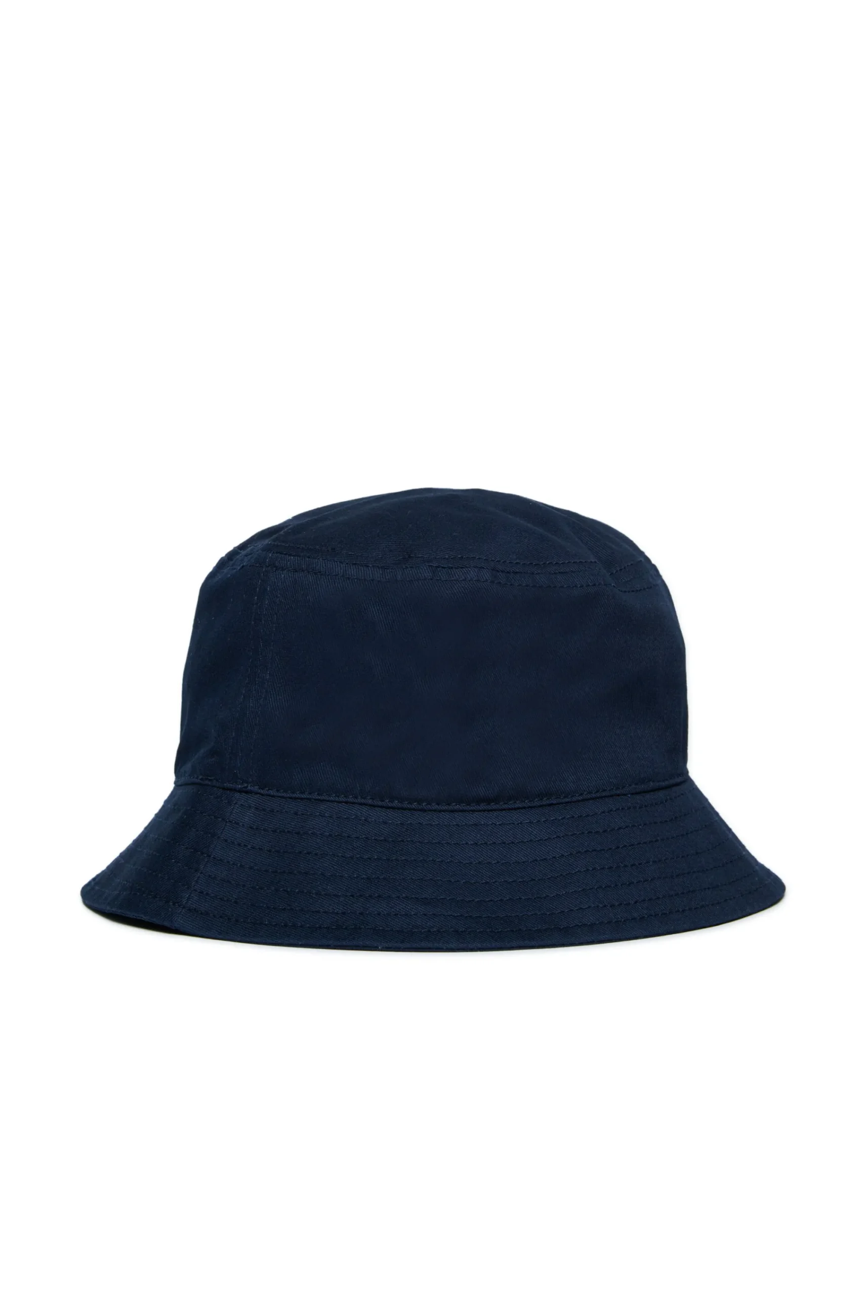Hats And Caps | Logomania>MARNI Gabardine fisherman hat branded with logo blue navy