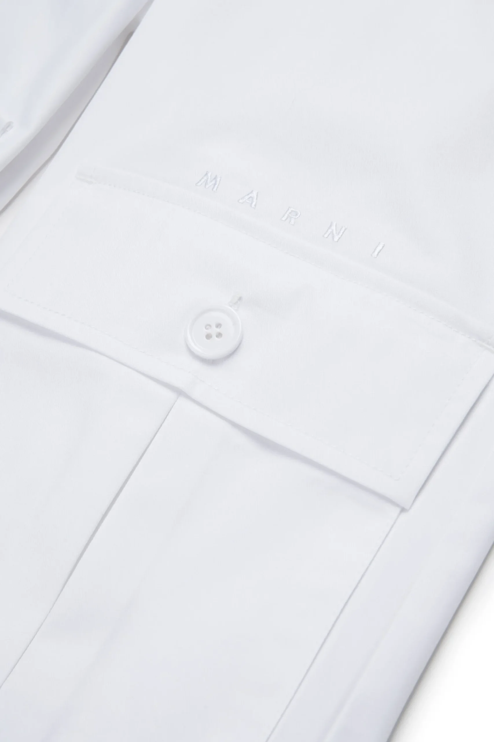 Shorts | Shorts>MARNI Gabardine shorts with pockets white