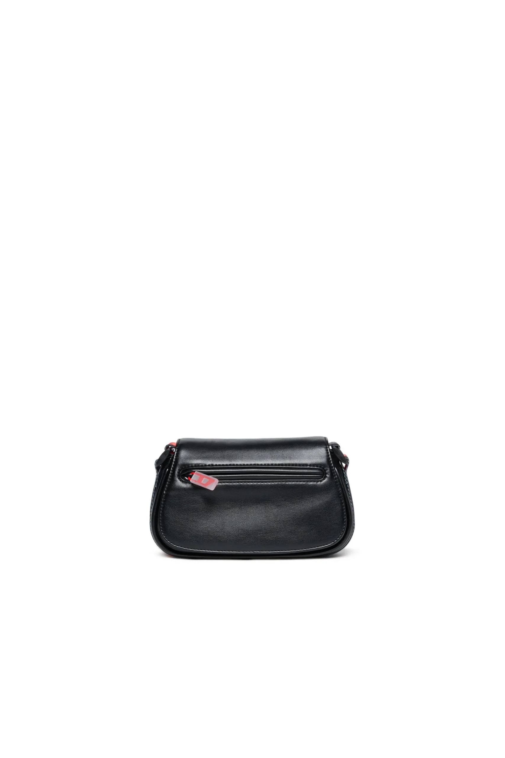 Bags And Backpacks>DIESEL Glossy coated fabric crossbody bag black