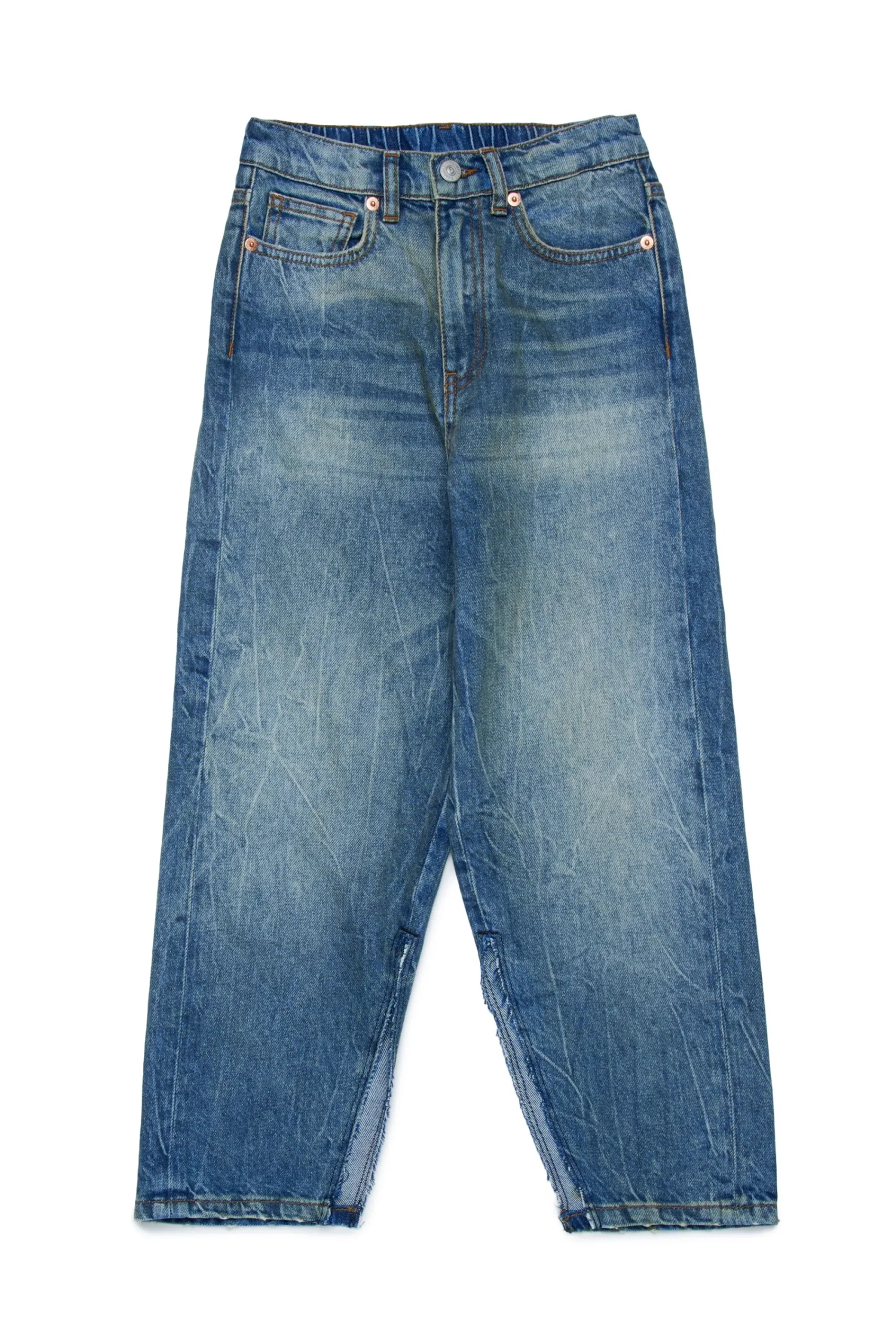 Jeans | Denim-Mania>MM6 MAISON MARGIELA Gradient jeans with splits blue denim