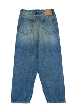 Jeans | Denim-Mania>MM6 MAISON MARGIELA Gradient jeans with splits blue denim