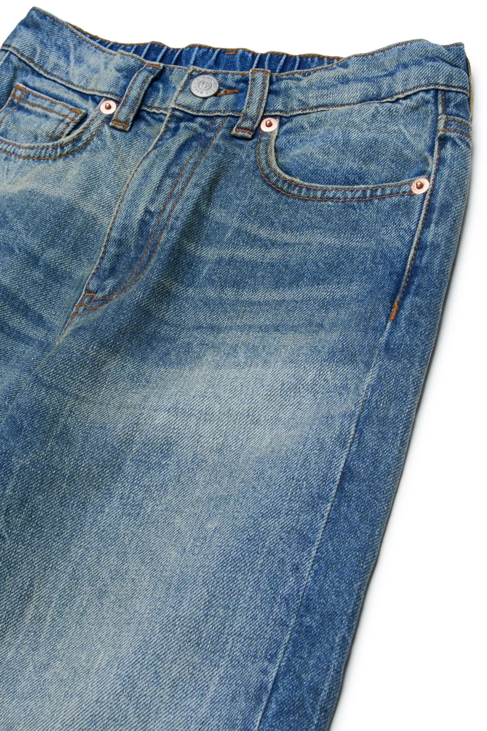 Jeans | Denim-Mania>MM6 MAISON MARGIELA Gradient jeans with splits blue denim