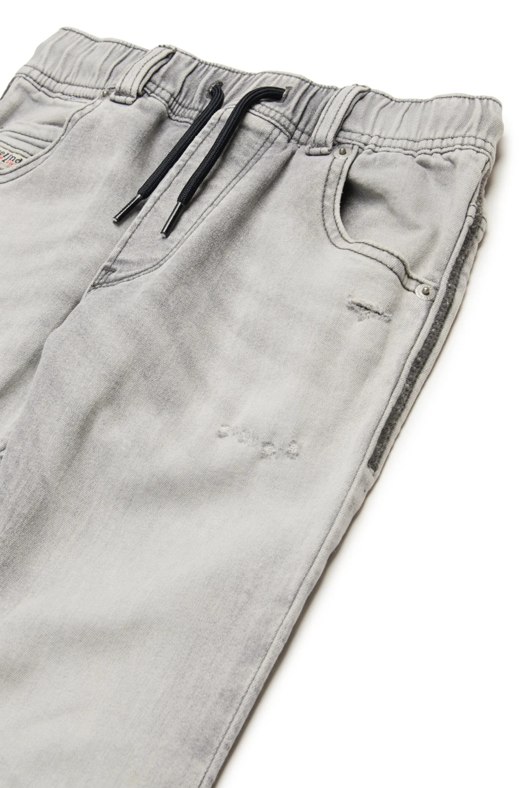 Denim-Mania | Denim-Mania>DIESEL Grey tapered JoggJeans® with rips - Krooley Denim Black
