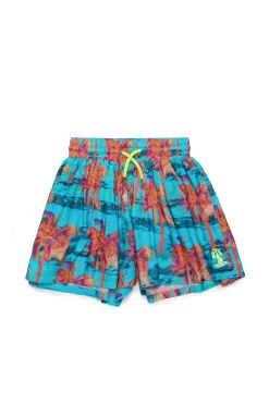 Shorts | Swimwear>DIESEL Hawaii allover viscose shorts multicolor