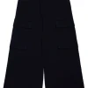 Pants | Pants>MM6 MAISON MARGIELA Heavy jersey cargo trousers black