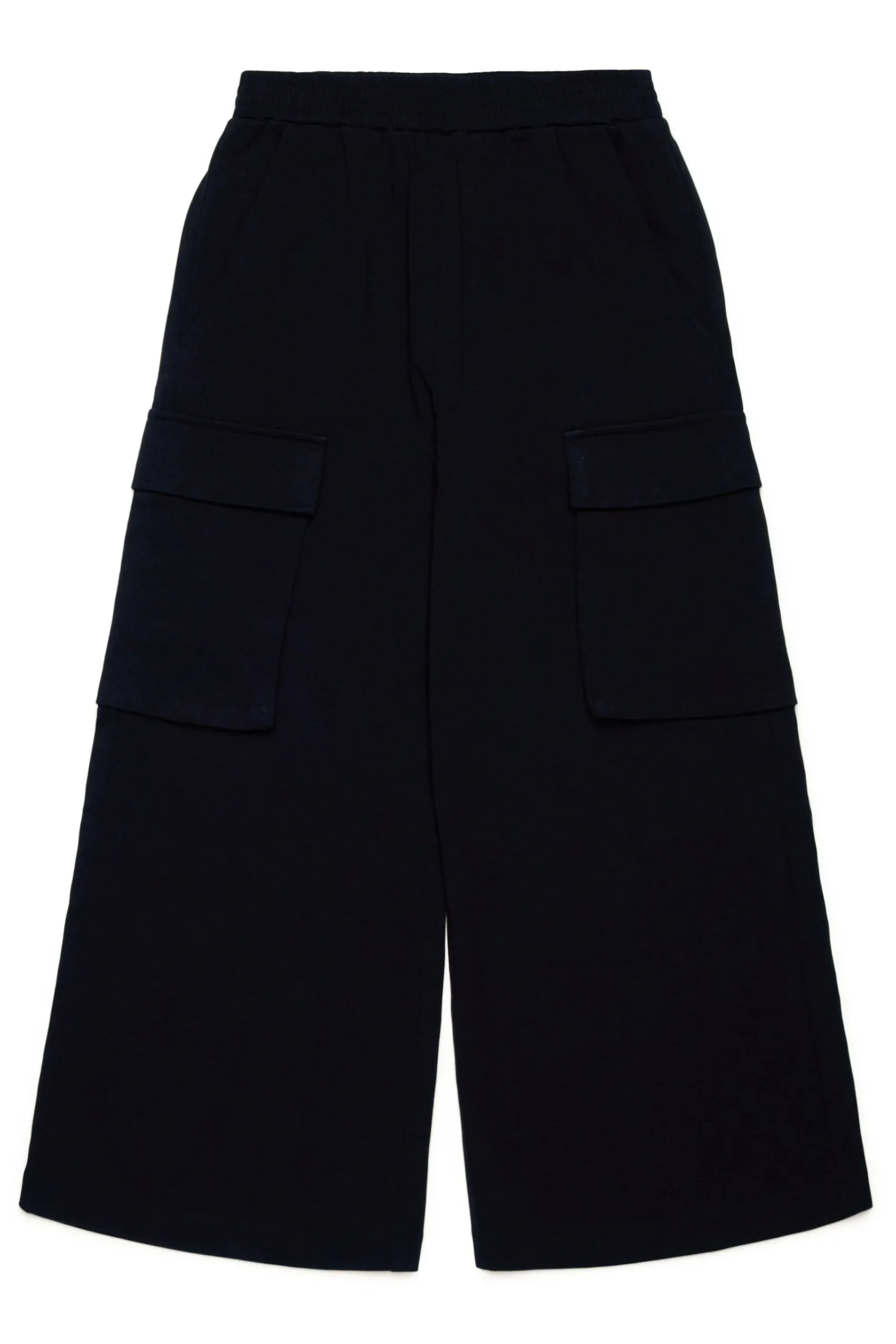 Pants | Pants>MM6 MAISON MARGIELA Heavy jersey cargo trousers black