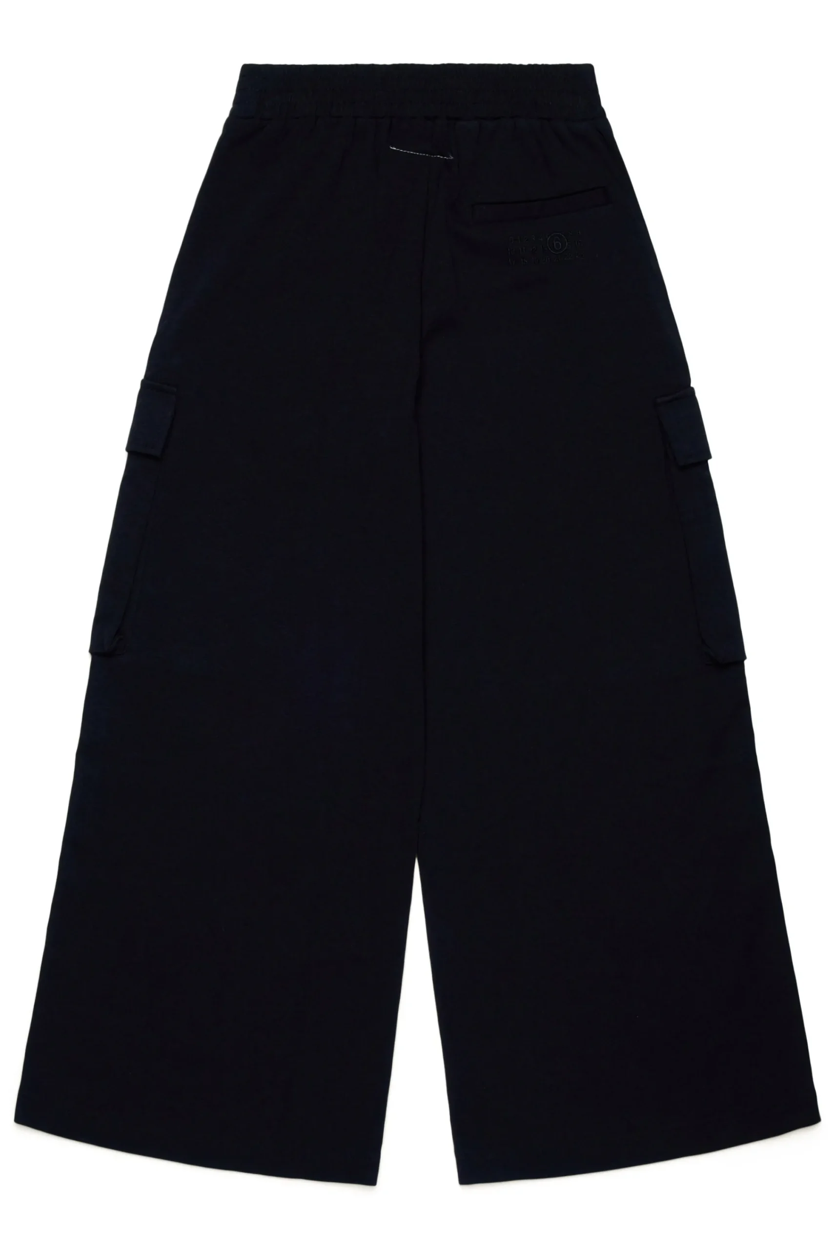 Pants | Pants>MM6 MAISON MARGIELA Heavy jersey cargo trousers black