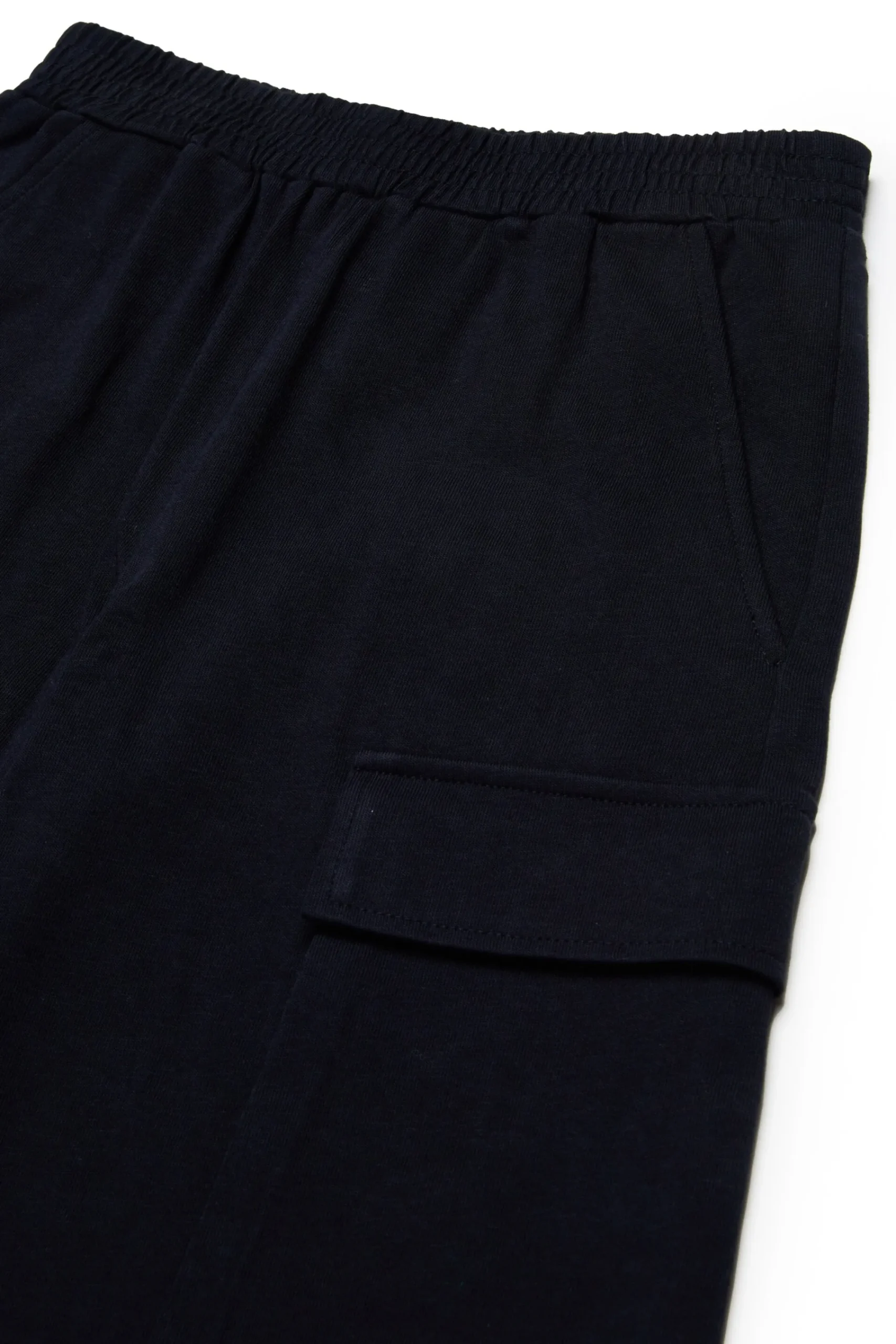 Pants | Pants>MM6 MAISON MARGIELA Heavy jersey cargo trousers black