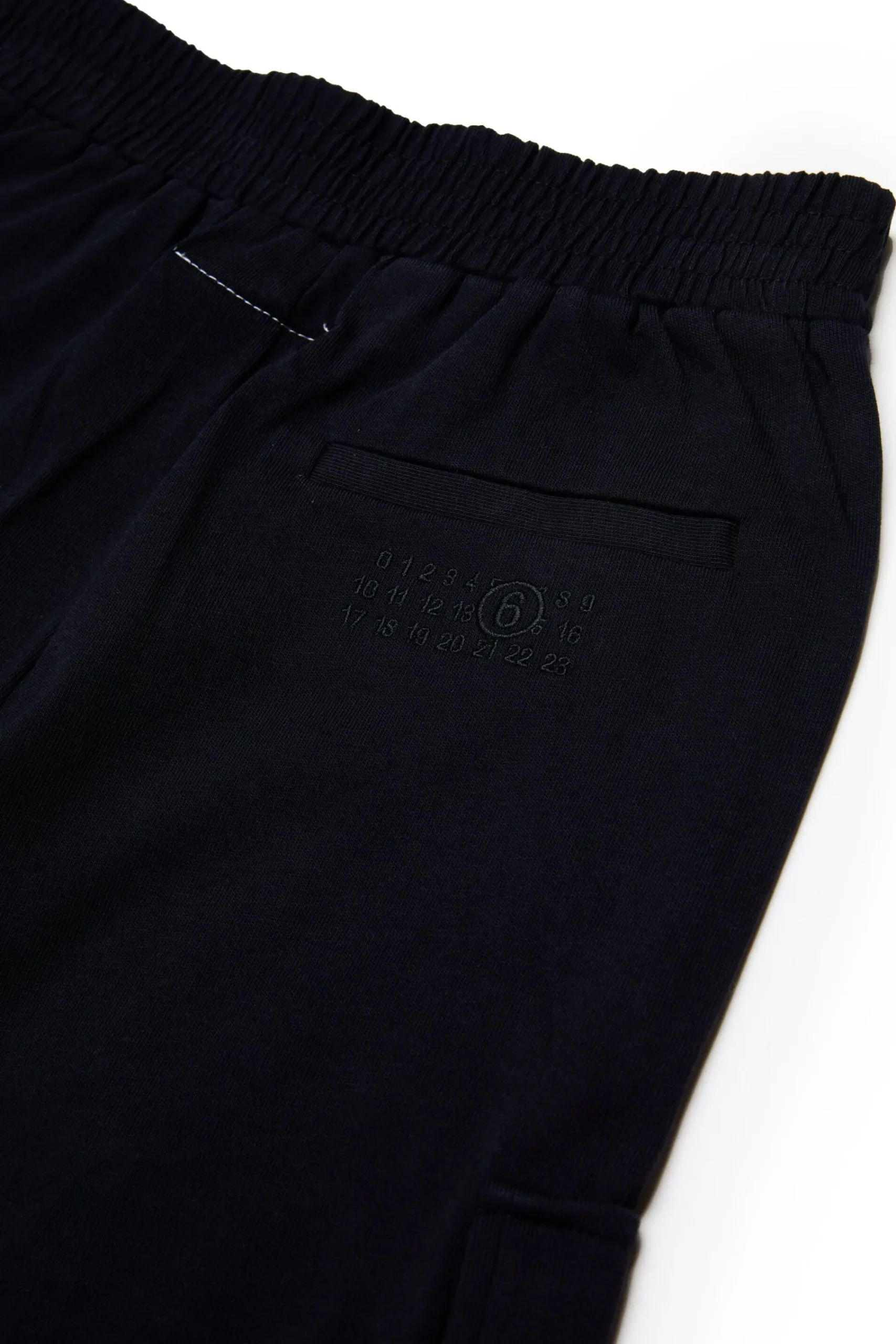 Pants | Pants>MM6 MAISON MARGIELA Heavy jersey cargo trousers black