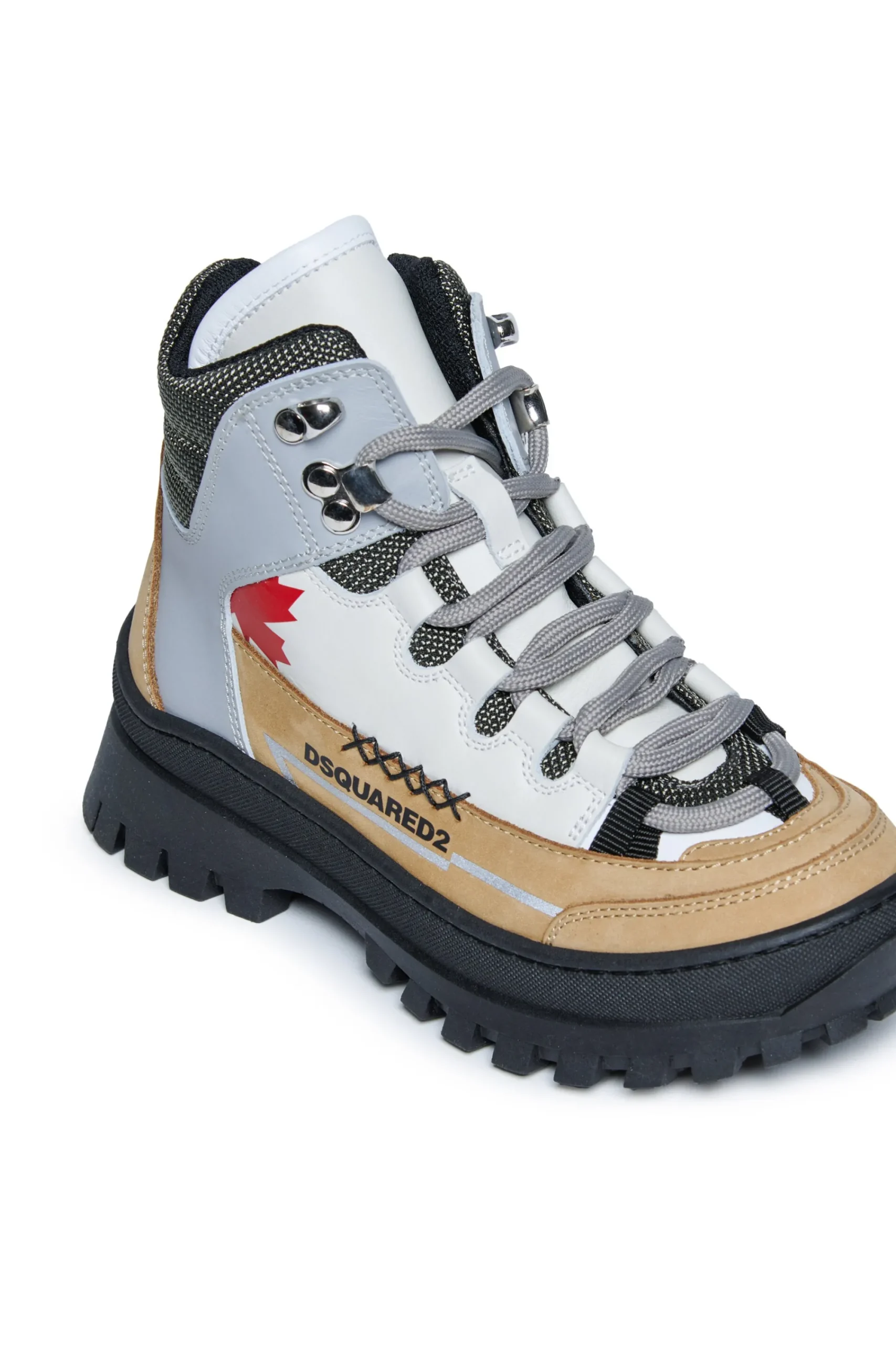 Sneakers | Sneakers>DSQUARED2 Hiking-style midi trainers light grey