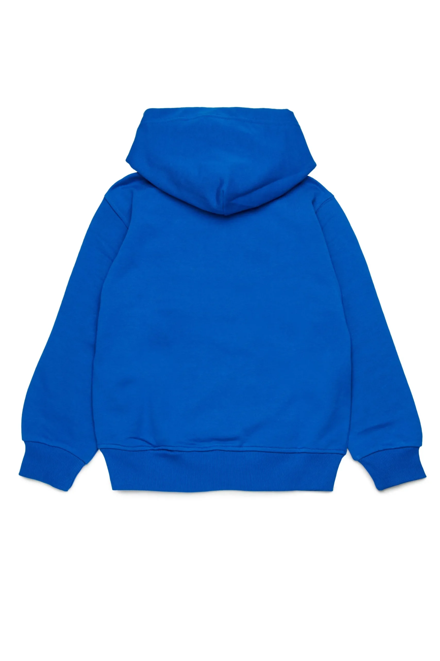 Activewear | Activewear>DIESEL Hooded sweatshirt with degradé logo bright bluette