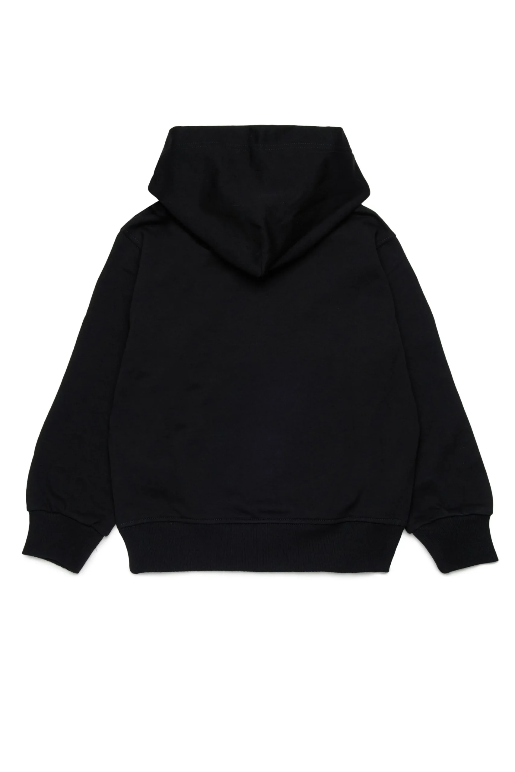 Logomania | Logomania>DIESEL Hooded sweatshirt with degradé logo red