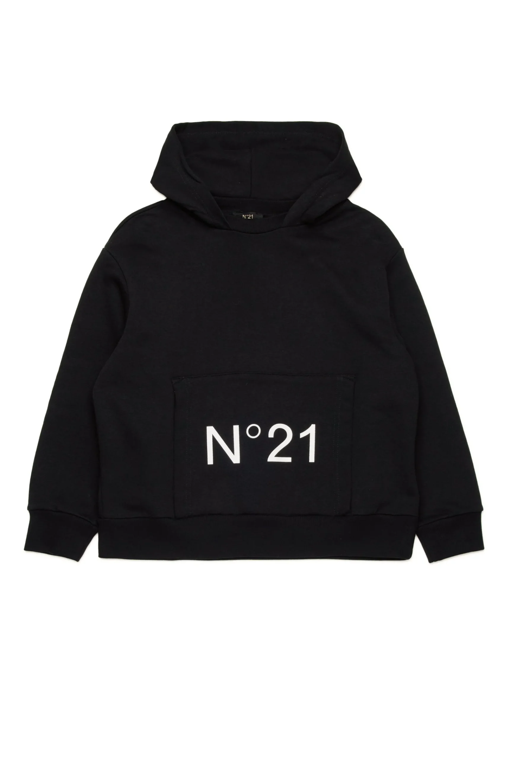 Activewear | Activewear>N°21 Hooded sweatshirt with logo black