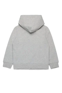 Oval D By Diesel | Oval D By Diesel>DIESEL Hooded sweatshirt with Oval D logo grey melange