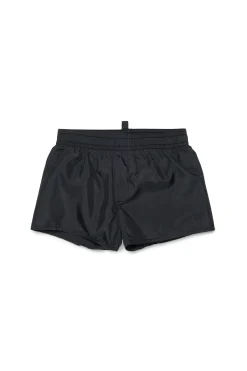 Swimwear | Logomania>DSQUARED2 ICON branded boxer swimsuit black