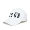 Hats And Caps | Hats And Caps>DSQUARED2 Icon logo gabardine baseball cap white